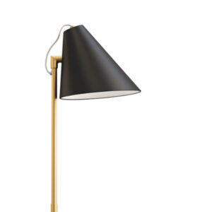 Tvorhond Table Lamp with LED light, acrylic painted steel & gold - Image 2