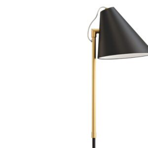 Tvorhond Table Lamp with LED light, acrylic painted steel & gold - Image 4