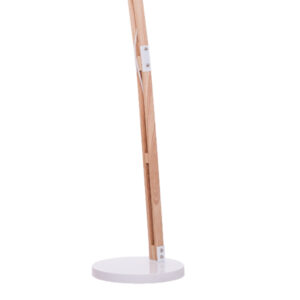 Loratus Floor Lamp with LED light bulb, solid ash & acrylic - Image 3