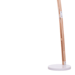 Loratus Floor Lamp with LED light bulb, solid ash & acrylic - Image 5